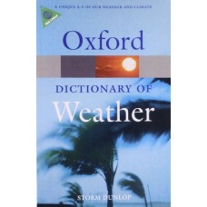 A Dictionary Of Weather (Oxford Paperback Reference)  (Paperback)