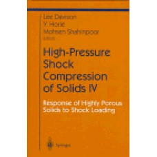 High Pressure Shock Compression Of Solids Iv:Response Of Highly Porous Solids To Shock Loading