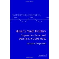 Hilbert's Tenth Problem: Diophantine Classes And Extensions To Global Fields (New Mathematical Monographs)