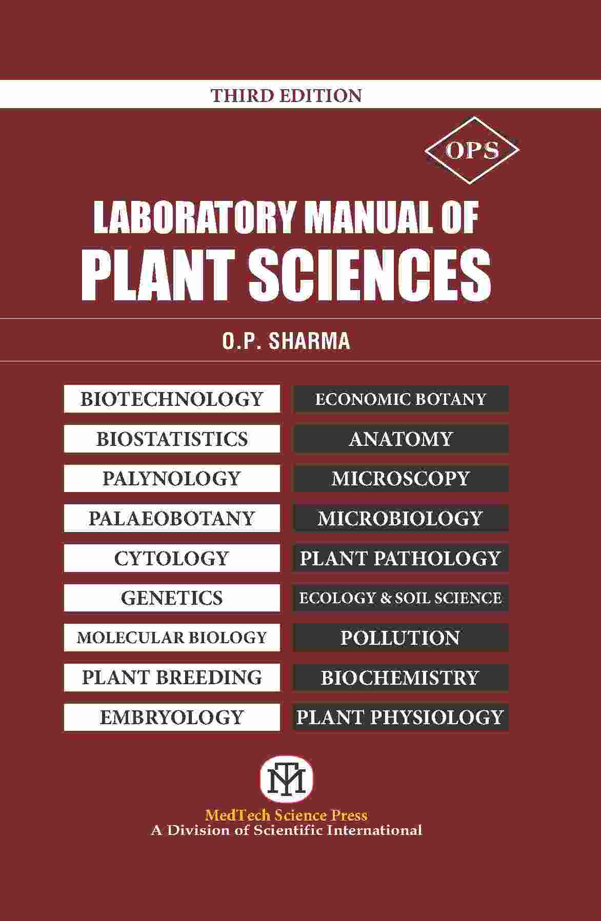LABORATORY MANUAL OF PLANT SCIENCE,3/ED