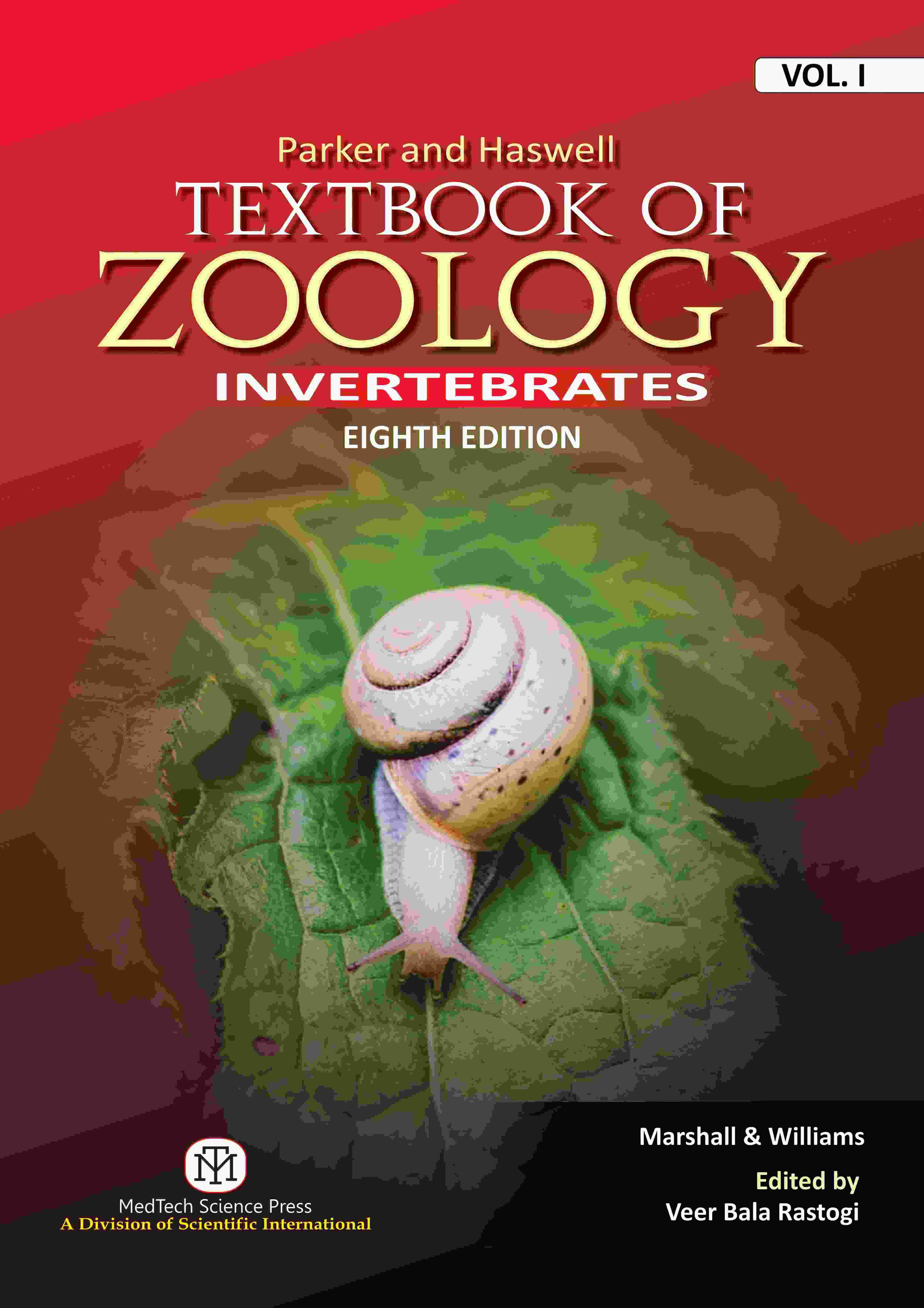 PARKER AND HASWELL TEXTBOOK OF ZOOLOGY :INVERTEBRATES,8/ED, VOL. I