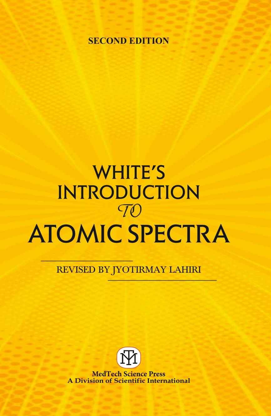 White's : Introduction to Atomic Spectra-2/e