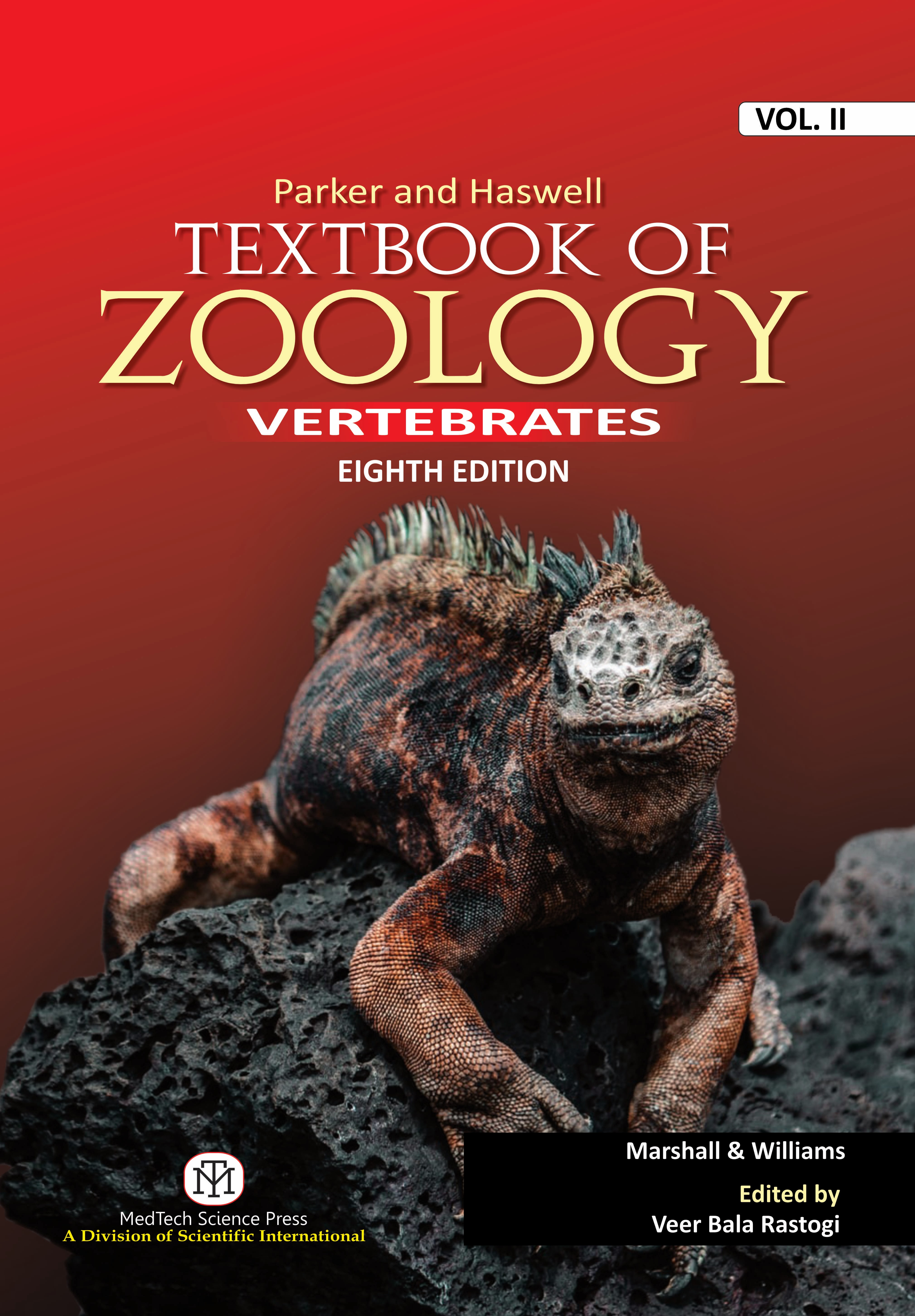 Parker And Haswell Textbook Of Zoology : Vertebrates,8/Ed ,Vol. II {Pb}