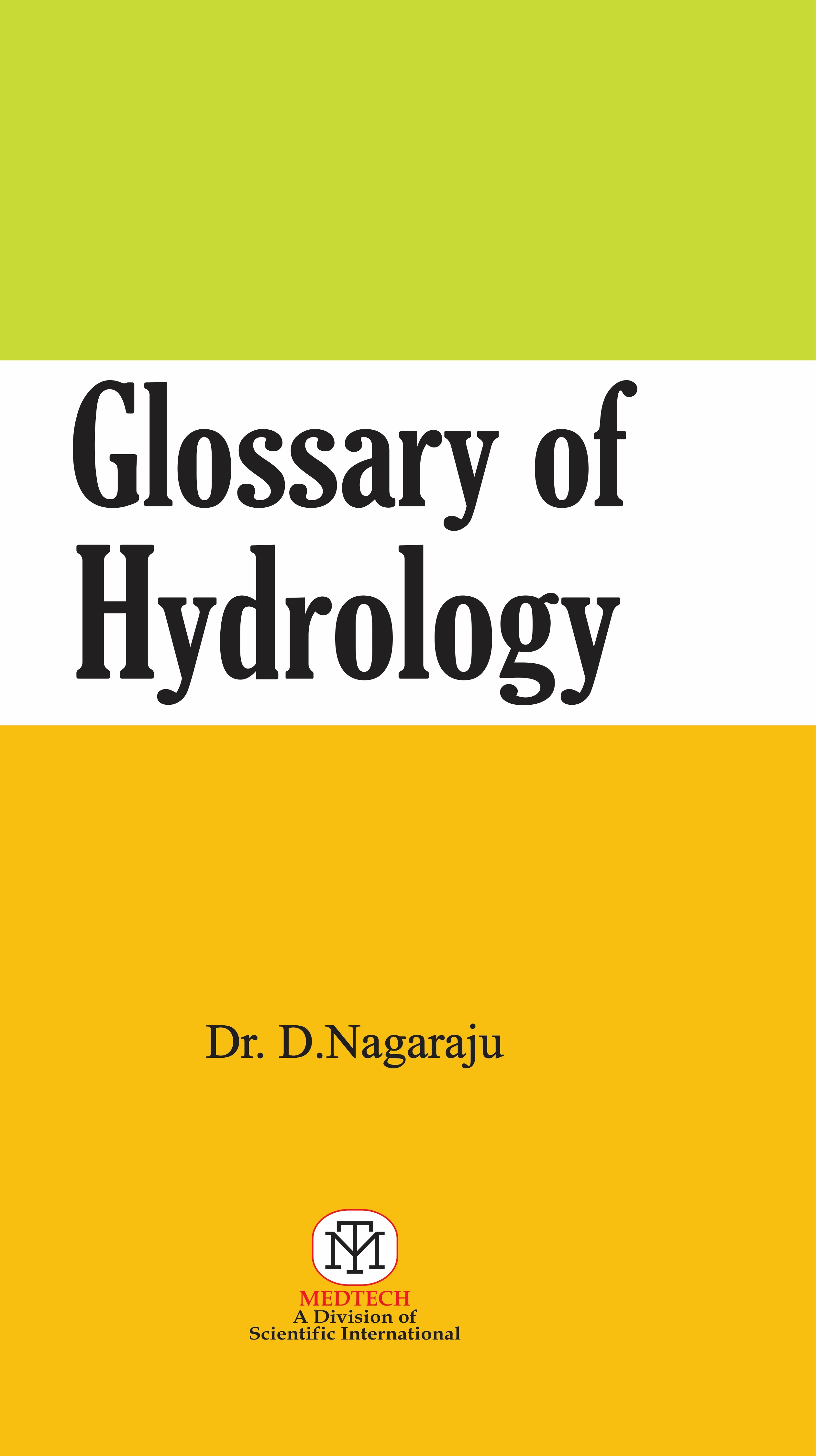 Glossary Of Hydrology {Pb}